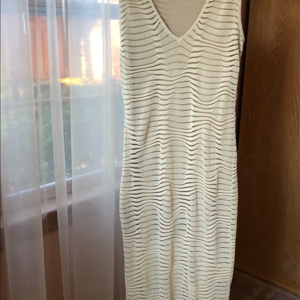 WAGGON  Paris Beige stretching Maxi Dress